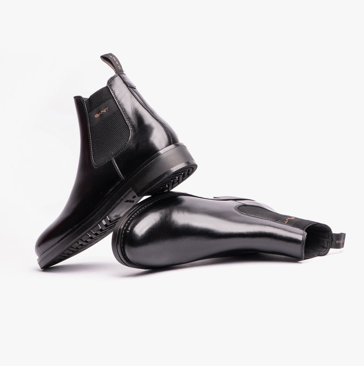 GANT PREPDALE Mens Chelsea Boots Black