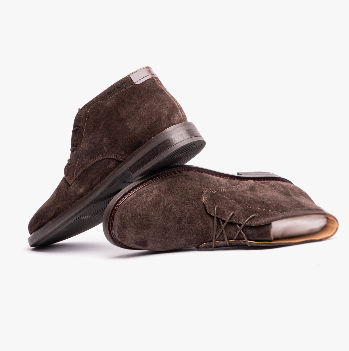 GANT ST FAIRKON Mens Chukka Boots Dark Brown