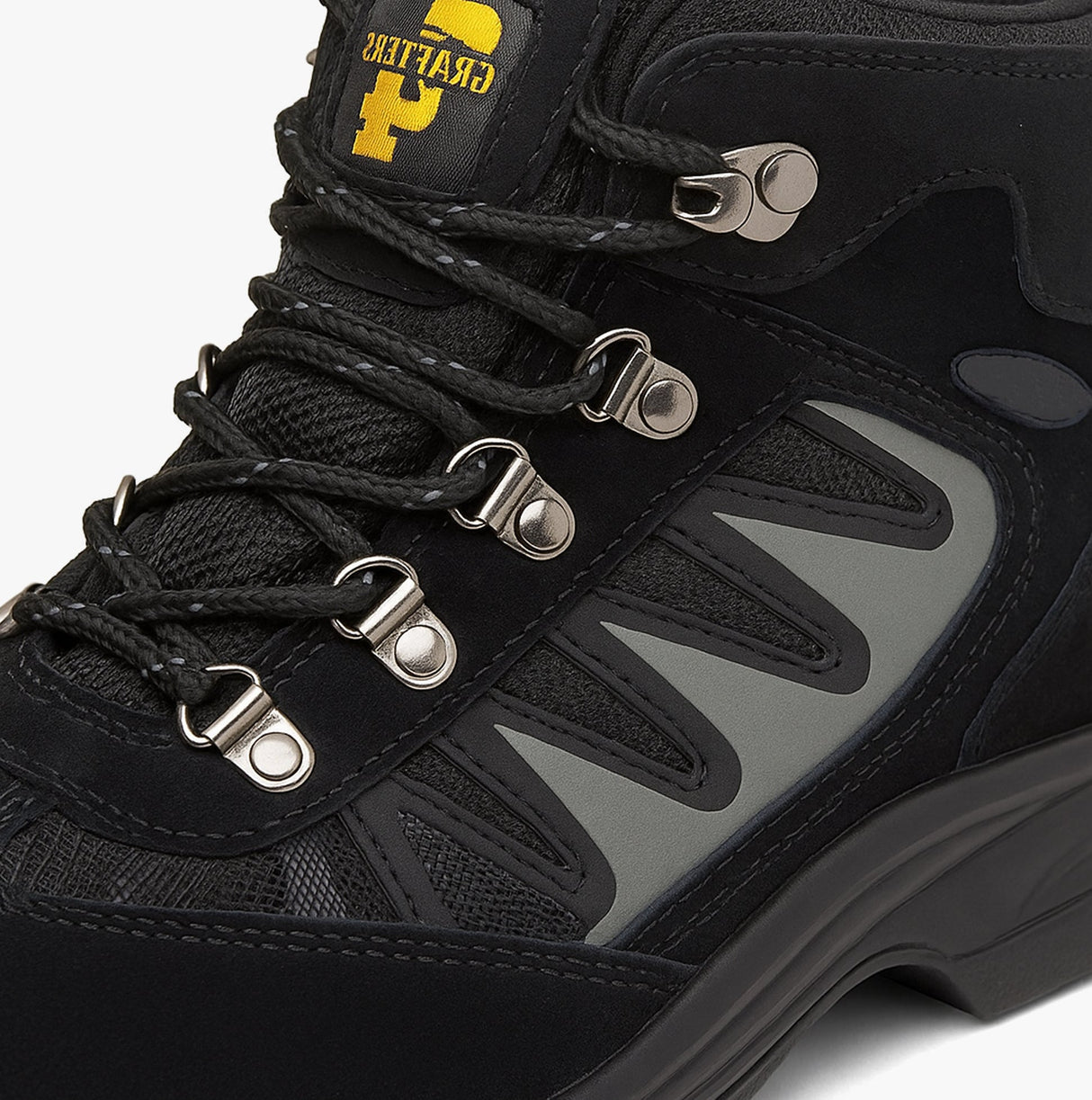 Grafters M074A Mens Safety Ankle Boots Black