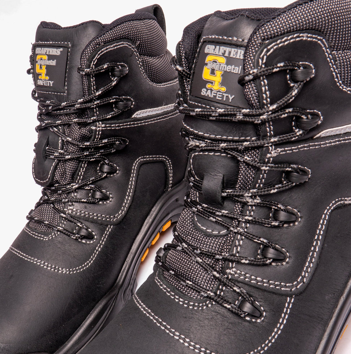 Grafters M426A Mens Safety Boots Black