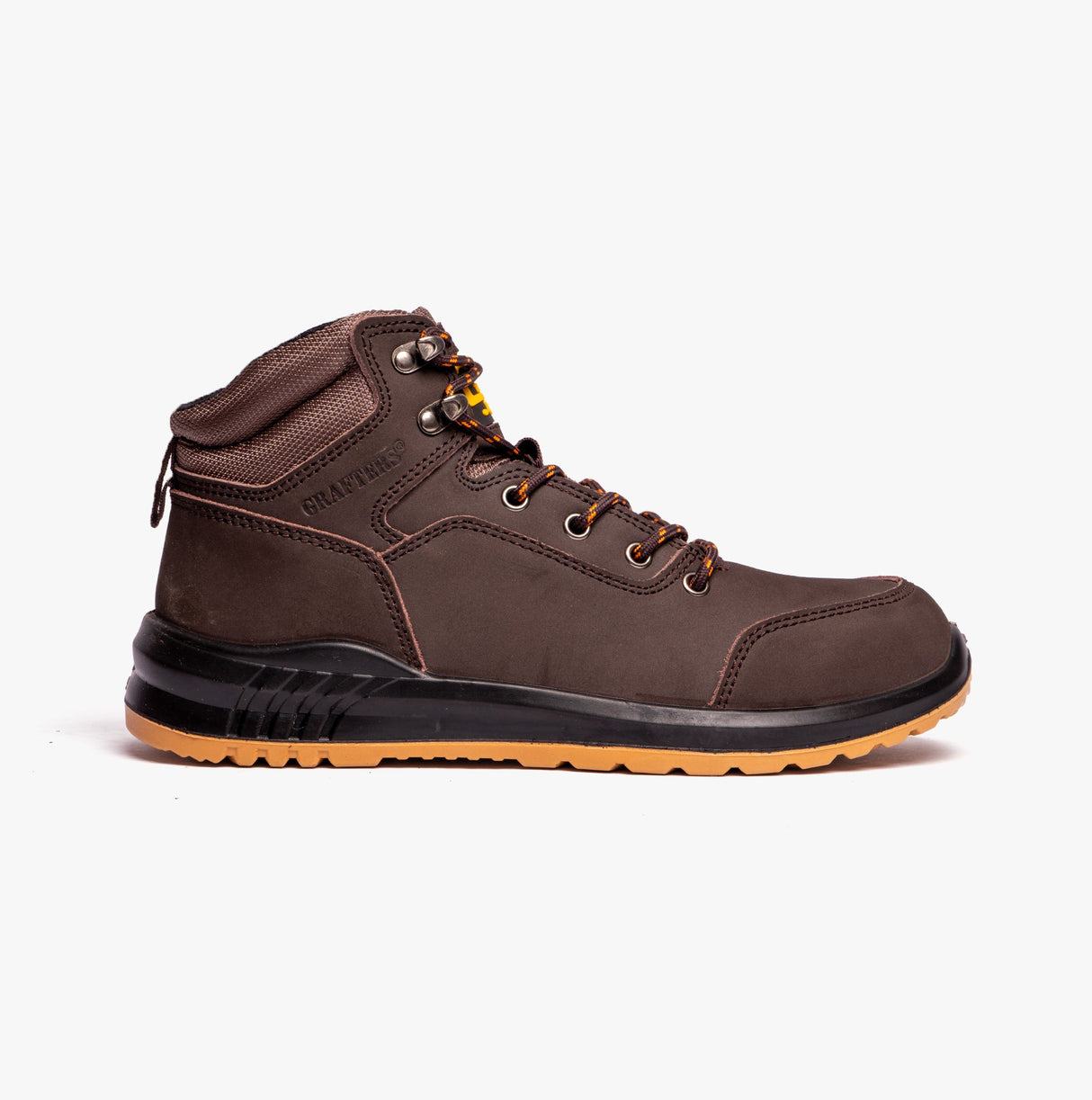 Grafters M513B Unisex Safety Boots Brown