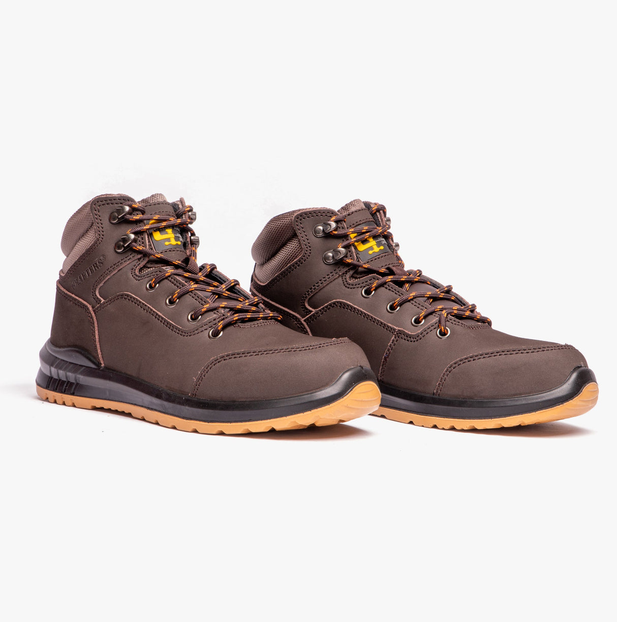 Grafters M513B Unisex Safety Boots Brown