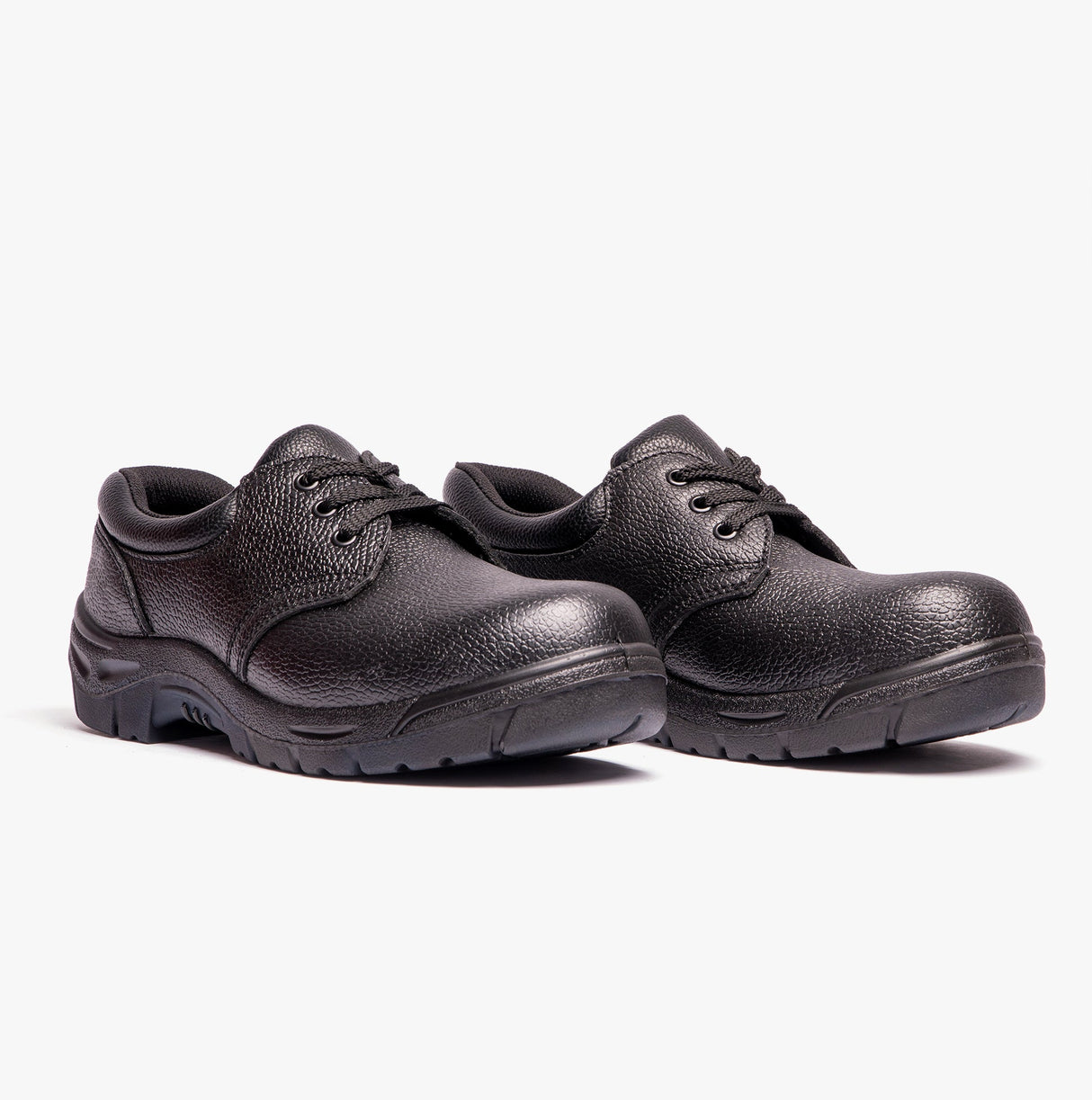 Grafters M530A Mens Leather Safety Shoes Black