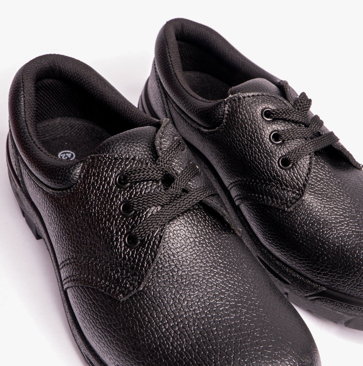 Grafters M530A Mens Leather Safety Shoes Black