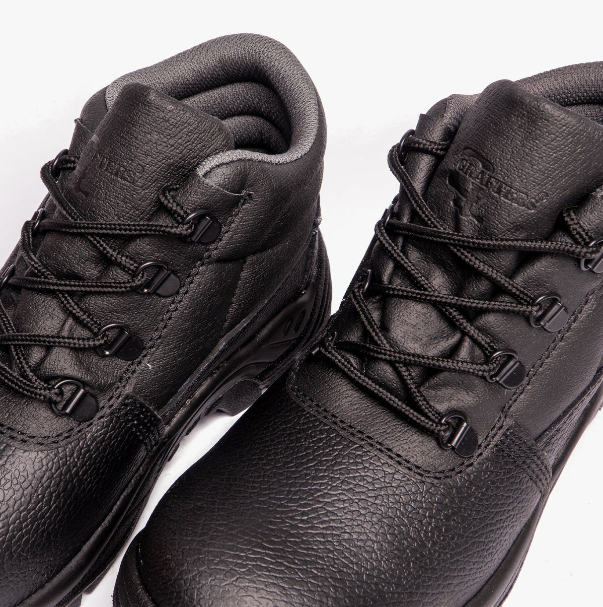 Grafters M9535PA Unisex Leather Chukka Safety Boots Black