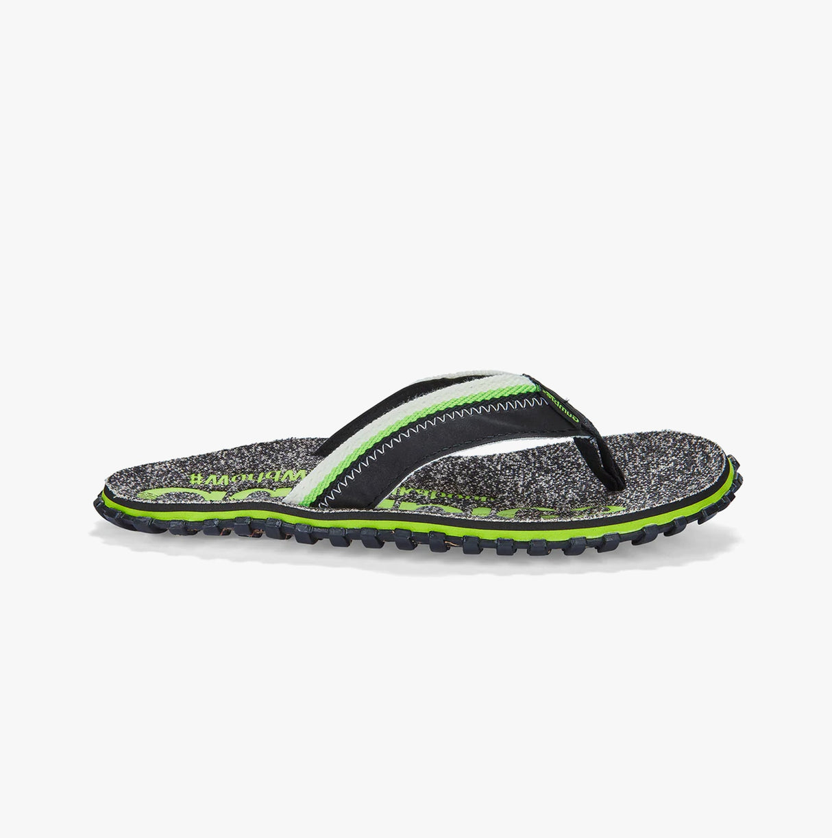 Gumbies CAIRNS Mens Recycled Flip-Flops Lime