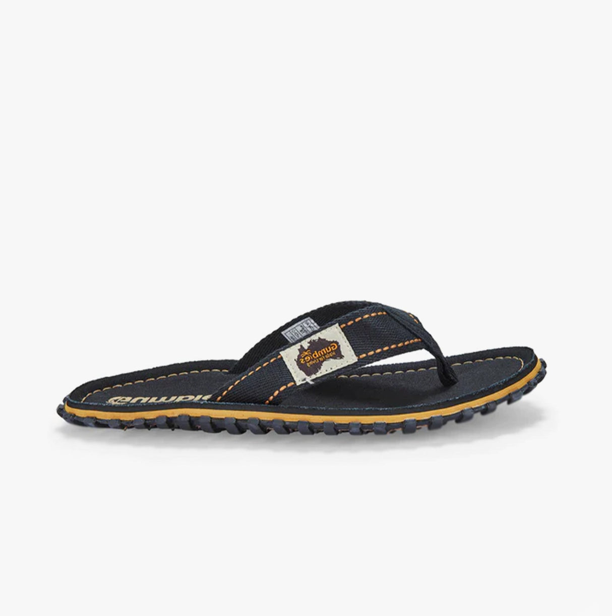 Gumbies ISLANDER Unisex Flip-Flops Classic Black