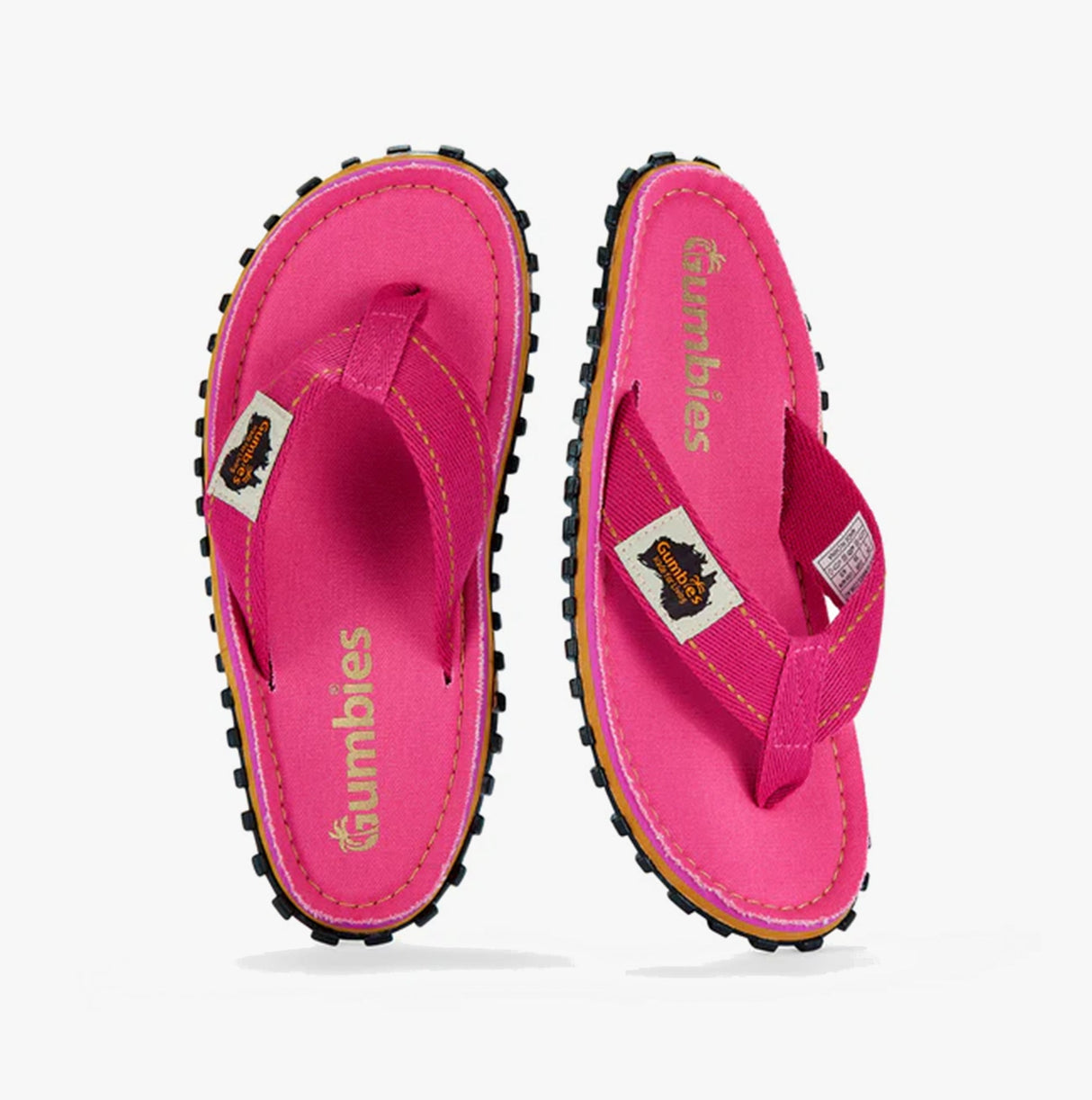 Gumbies ISLANDER Unisex Flip-Flops Classic Pink