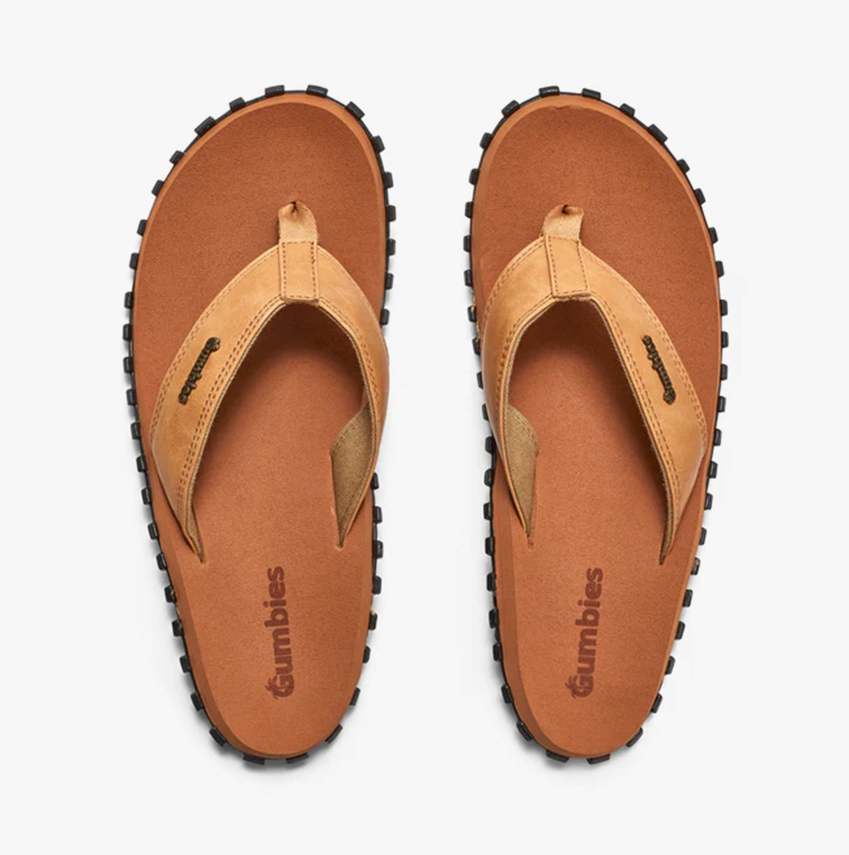Gumbies VEGOVERT Unisex Flip-Flops Tan