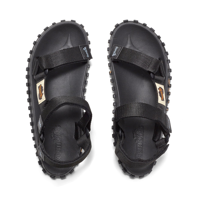 Gumbies SCRAMBLER Unisex Sandals Black