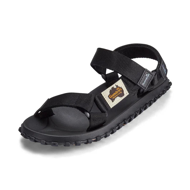 Gumbies SCRAMBLER Unisex Sandals Black