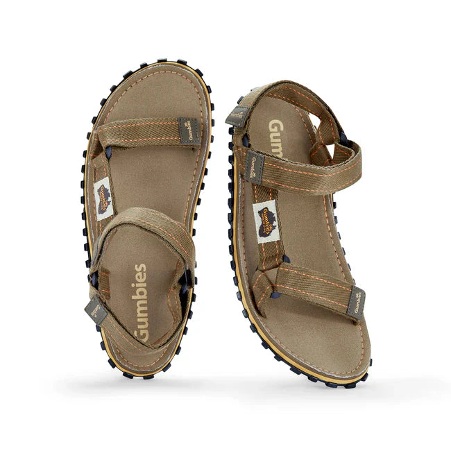 Gumbies TRACKER Unisex Sandals Khaki