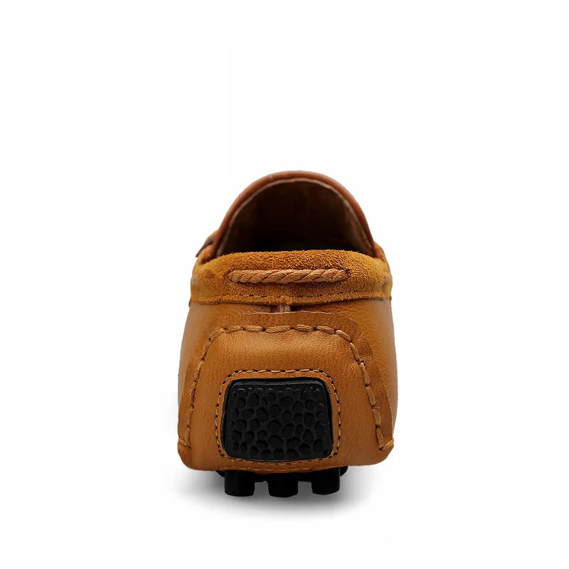 Accept OEM in Ready Stock Handmade Pure Real Genuine Leather Breathable 4 Season Men Dress Business Loafers