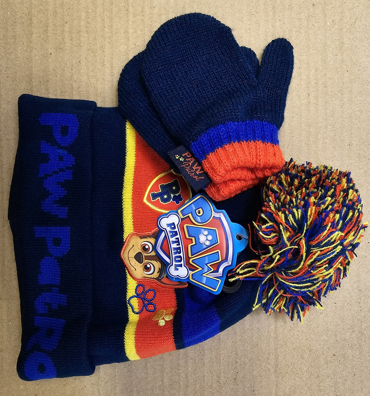 HG11 TODDLER PAW PATROL HAT & GLOVE SET