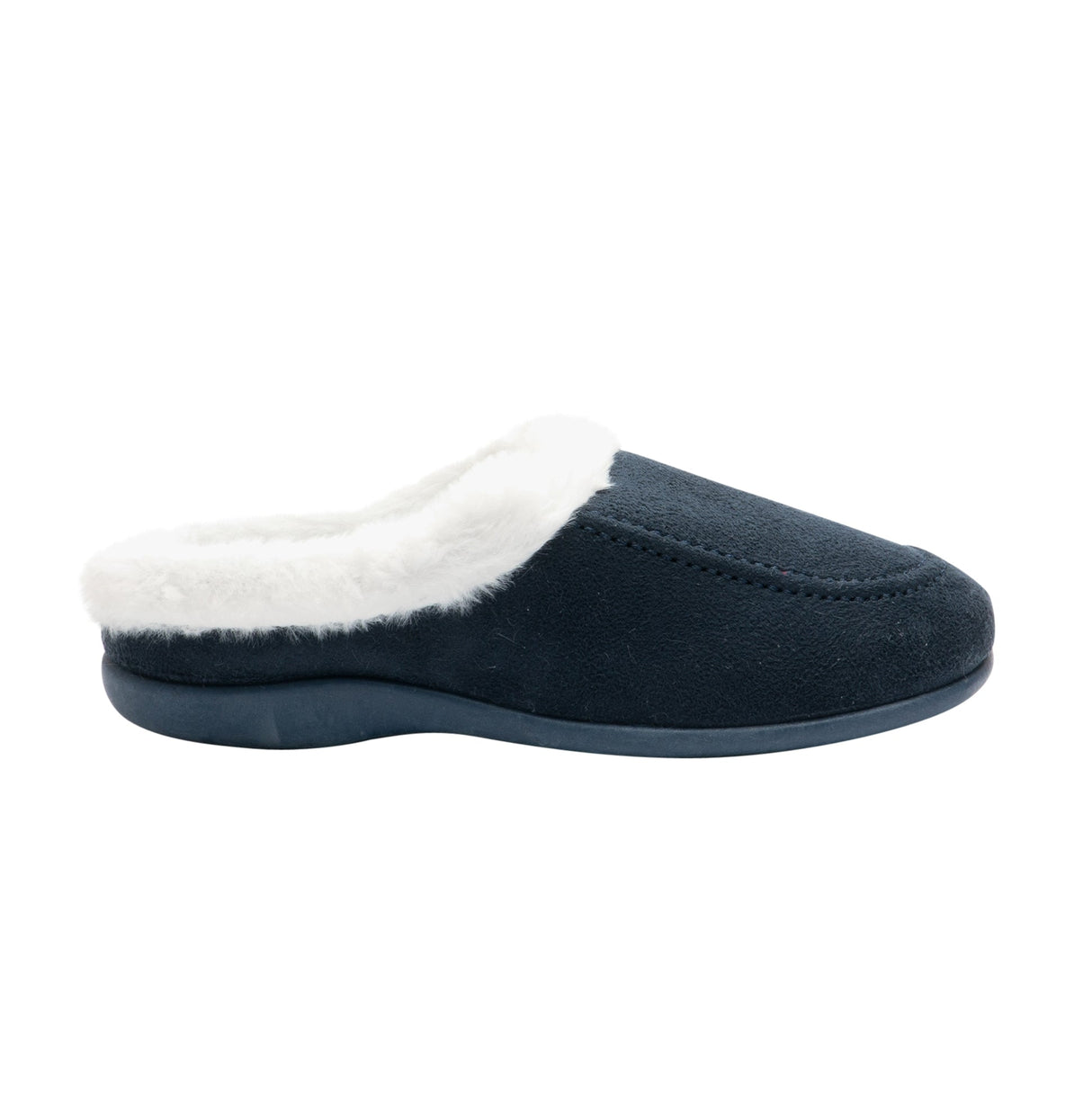 HOS Comfort AVRIL Womens Mule Slippers Navy