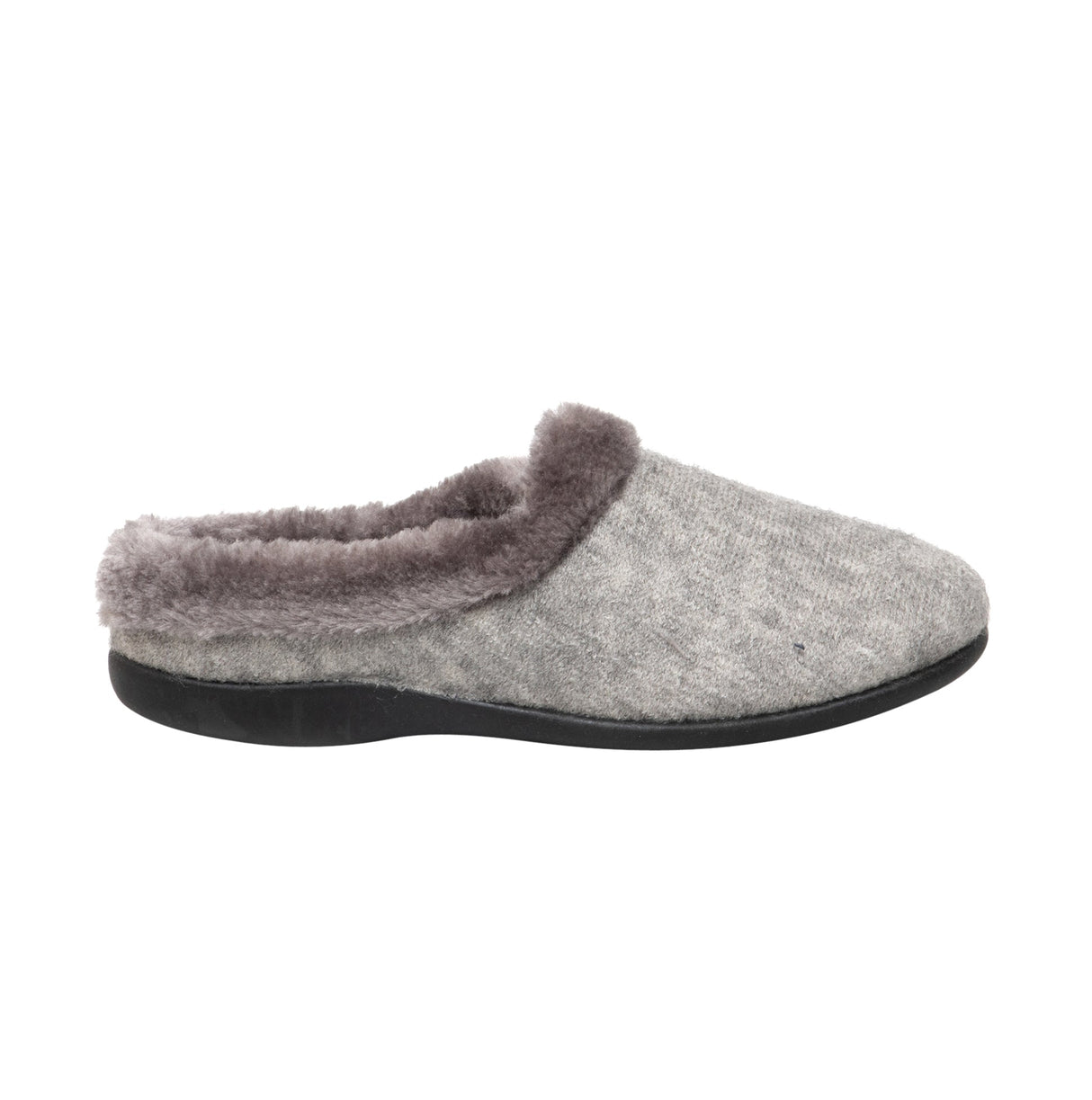 HOS Comfort SOPHIE Womens Textile Knit Mules Grey