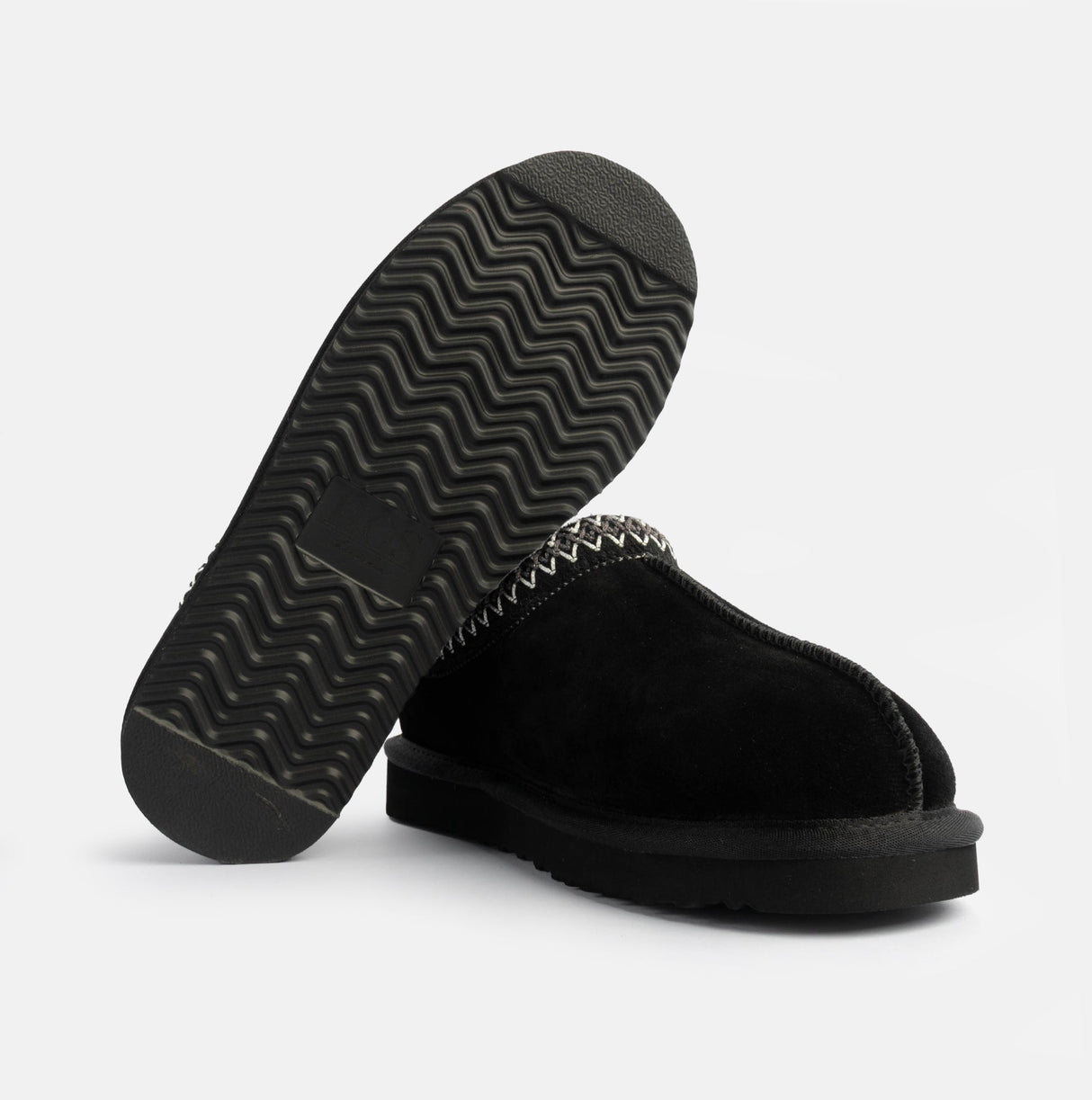 HOS Sheepskin BELLA Womens Full Slippers Black