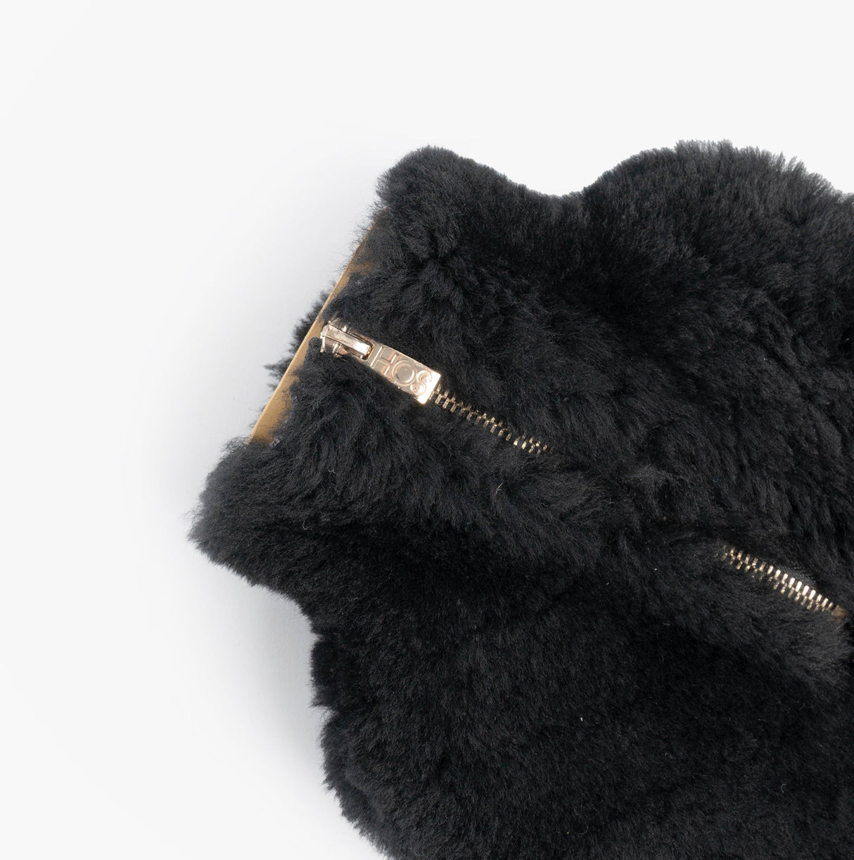 HOS Sheepskin IRIS Sheepskin Hot Water Bottle Black