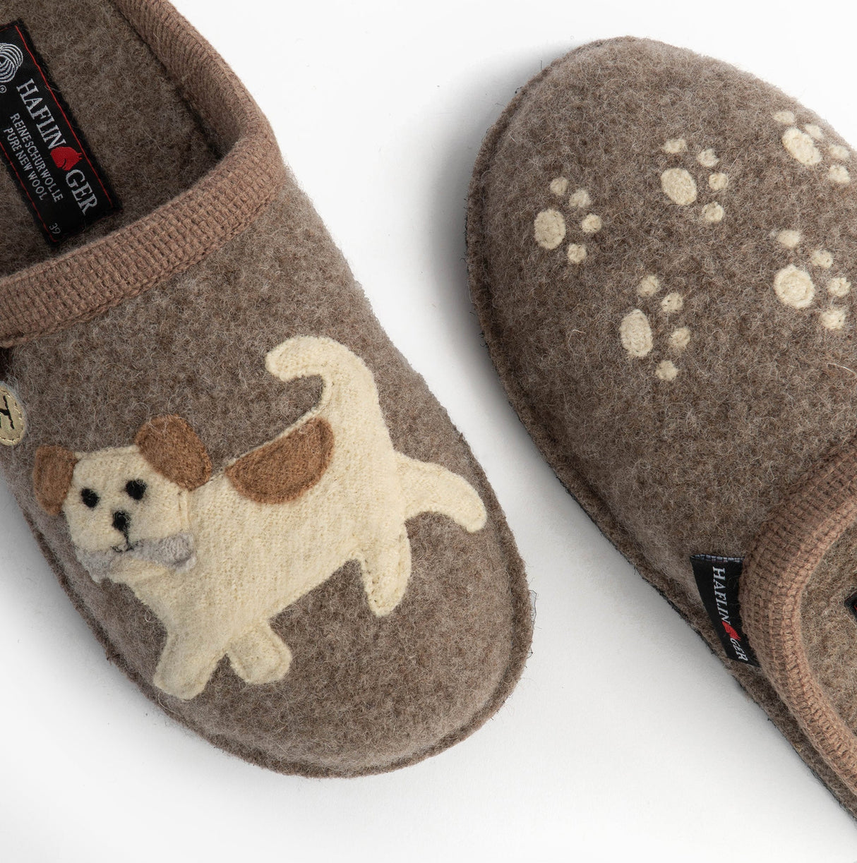 Haflinger FIDO Womens Slippers Beige