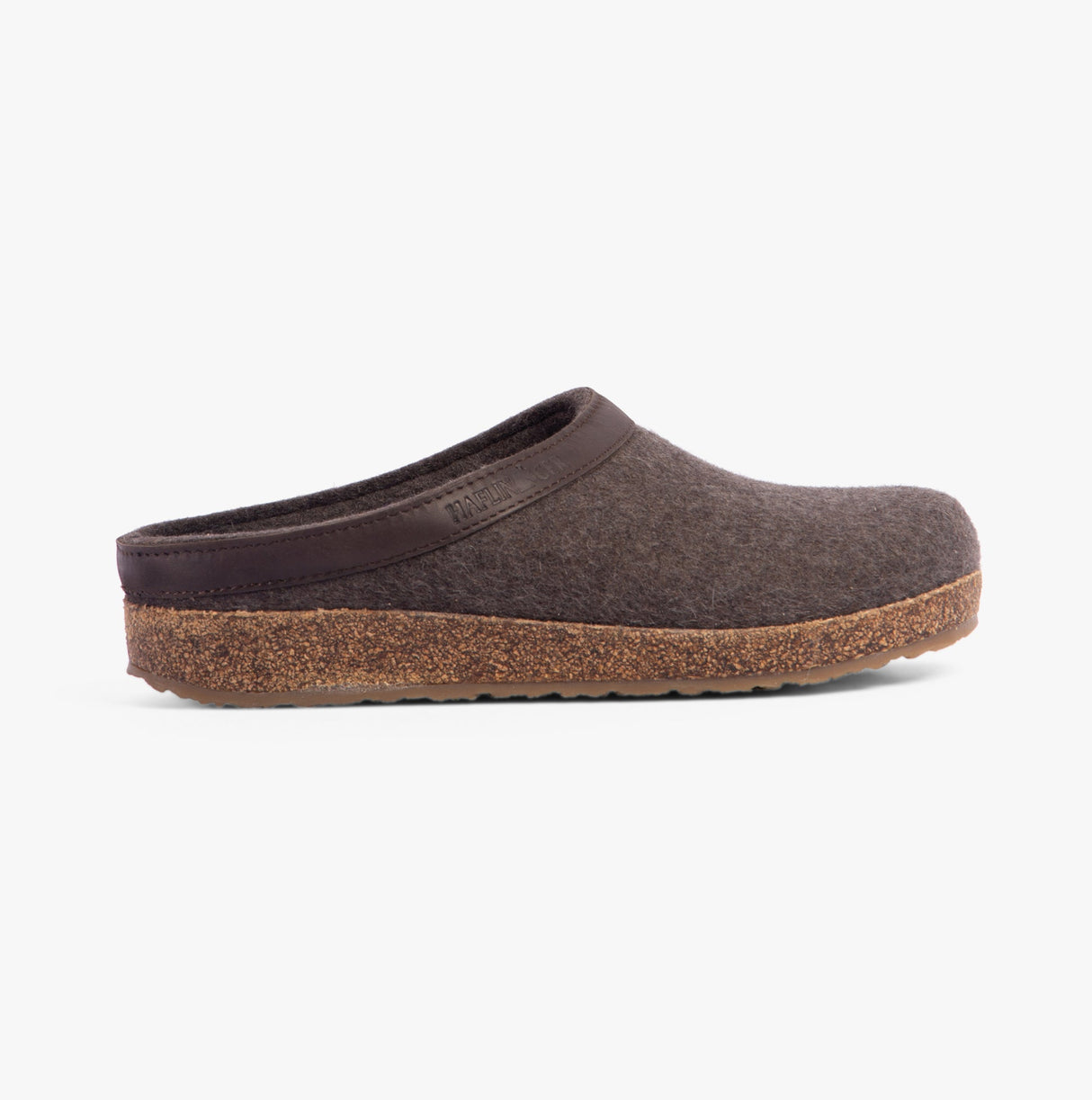 Haflinger TORBEN Womens Felt Clogs Mottled Brown