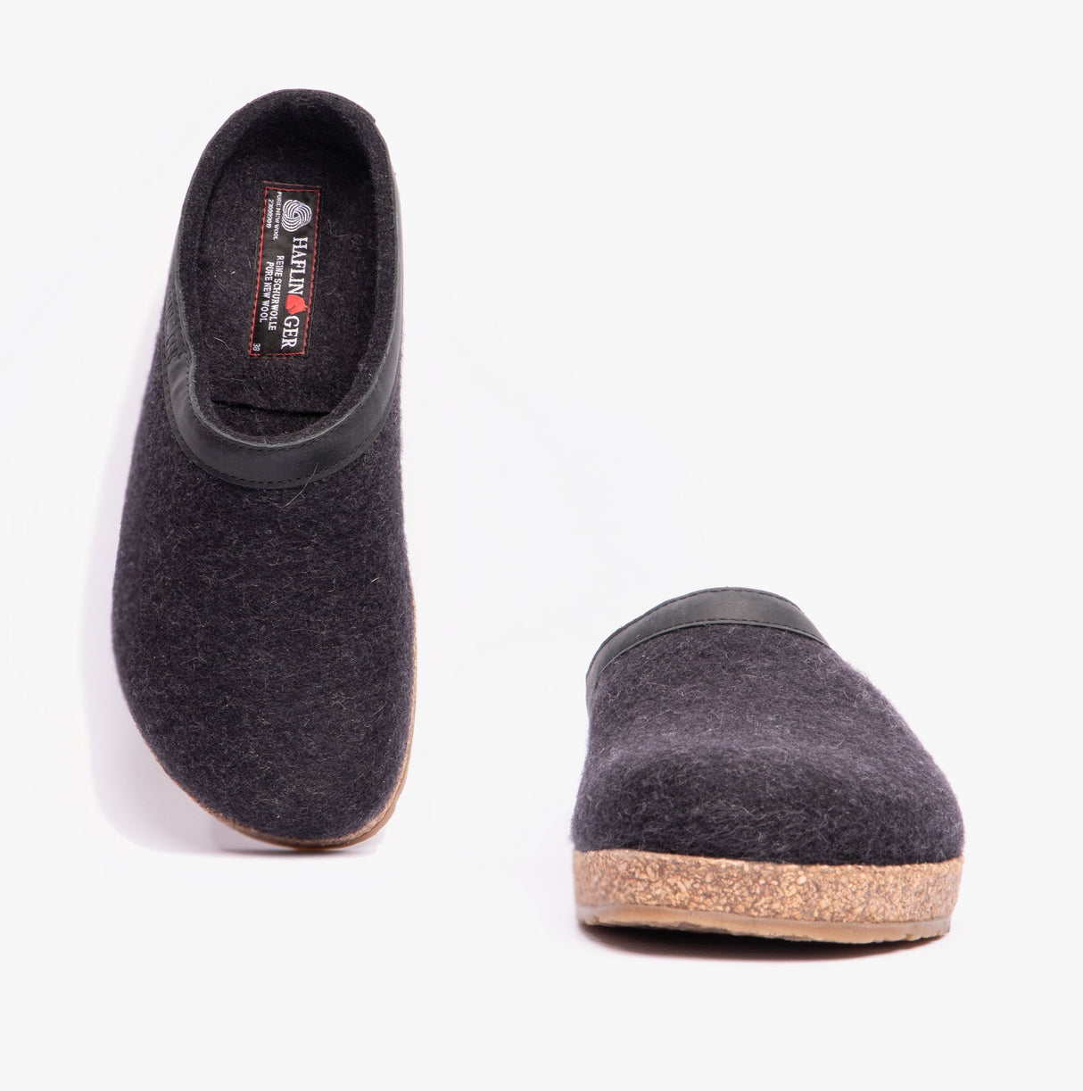 Haflinger TORBEN Womens Slippers Graphite