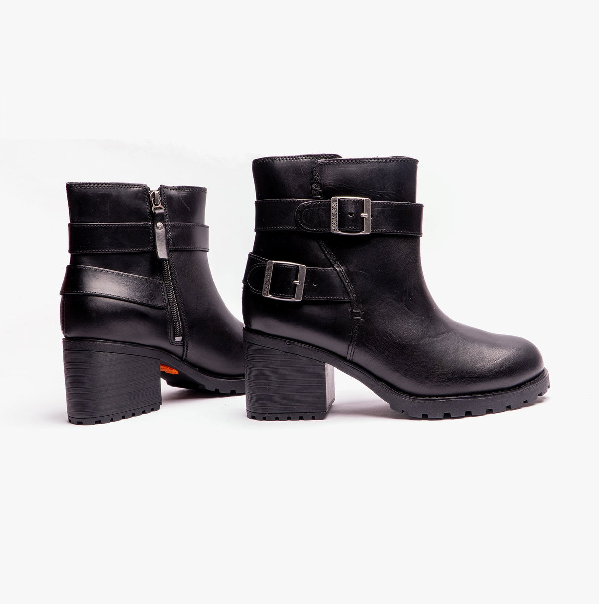 Harley Davidson LALANNE DBL STRAP CE Womens Short Boots Black