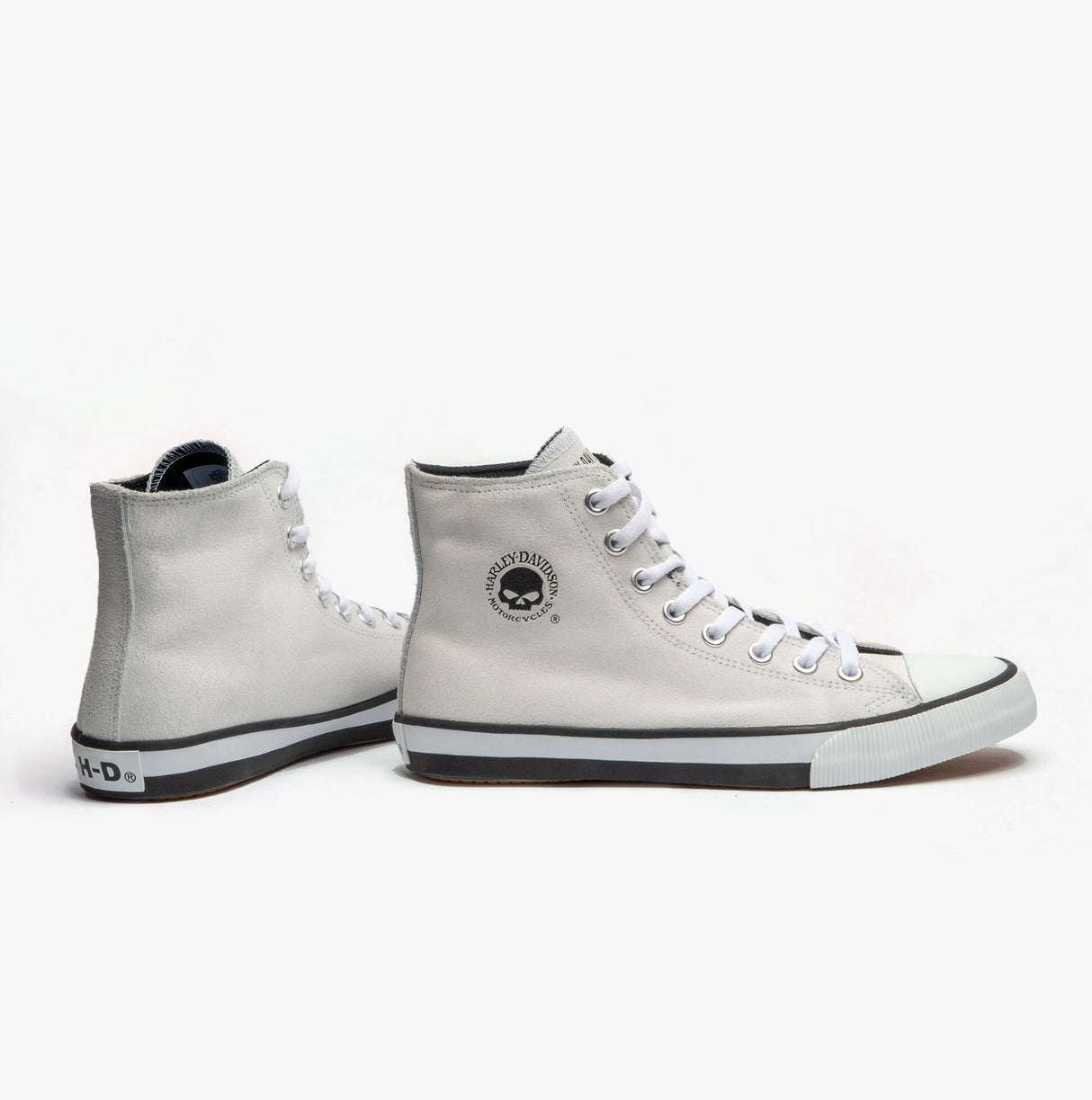 Harley Davidson BAXTER Mens Trainers White