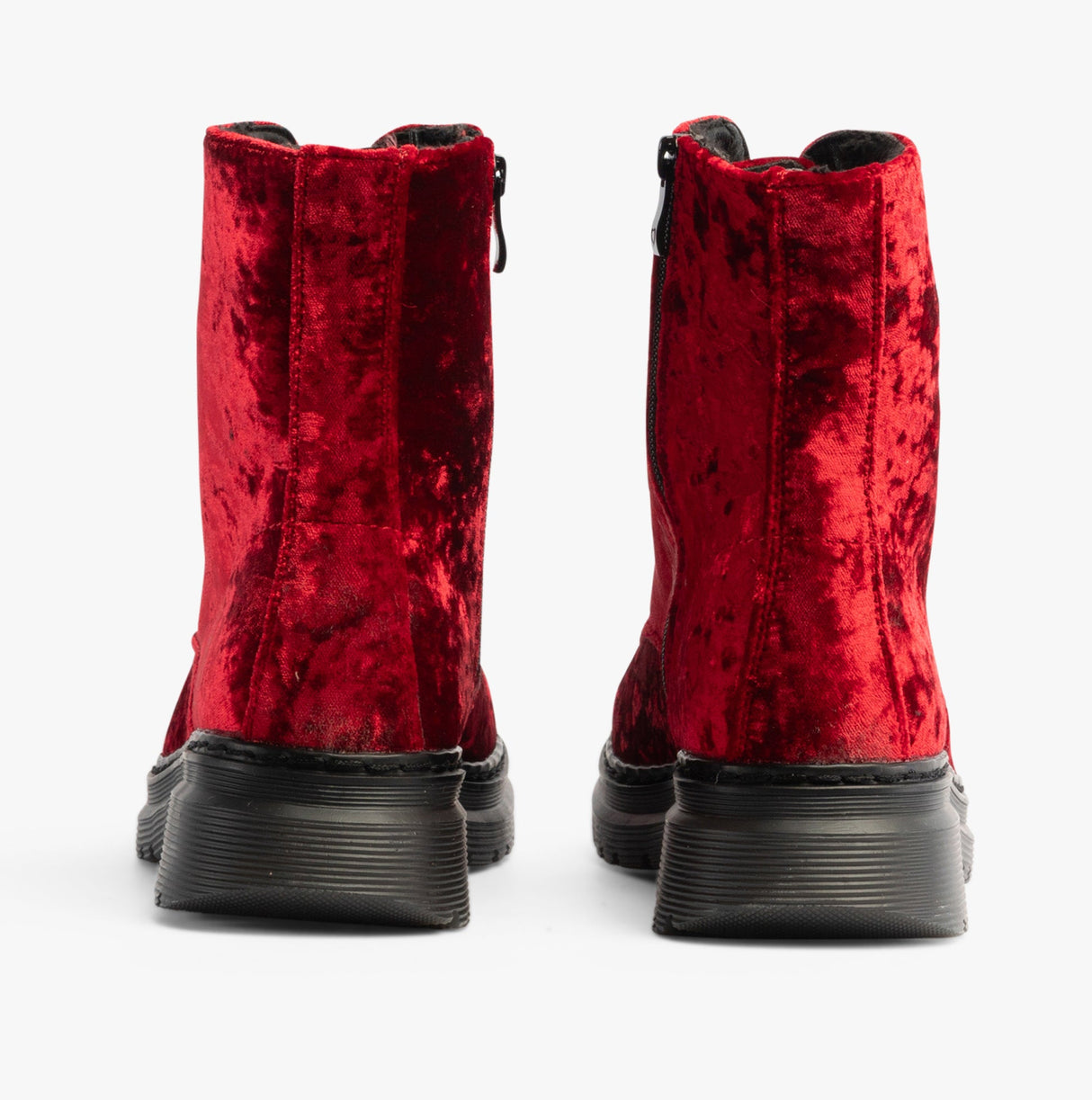 Heavenly Feet EVA Womens Lace Up Boots Scarlett Velour