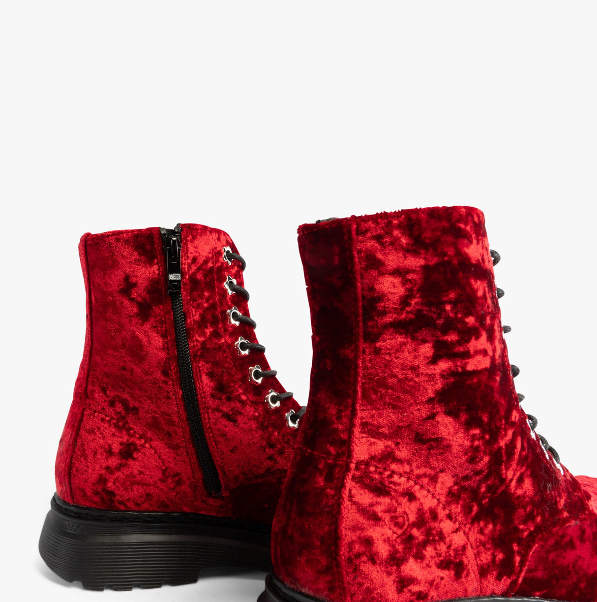 Heavenly Feet EVA Womens Lace Up Boots Scarlett Velour