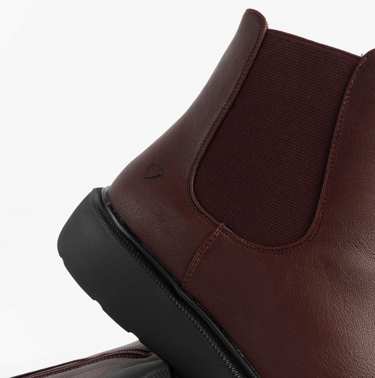 Heavenly Feet AZALEA Womens Chelsea Boots Burgundy