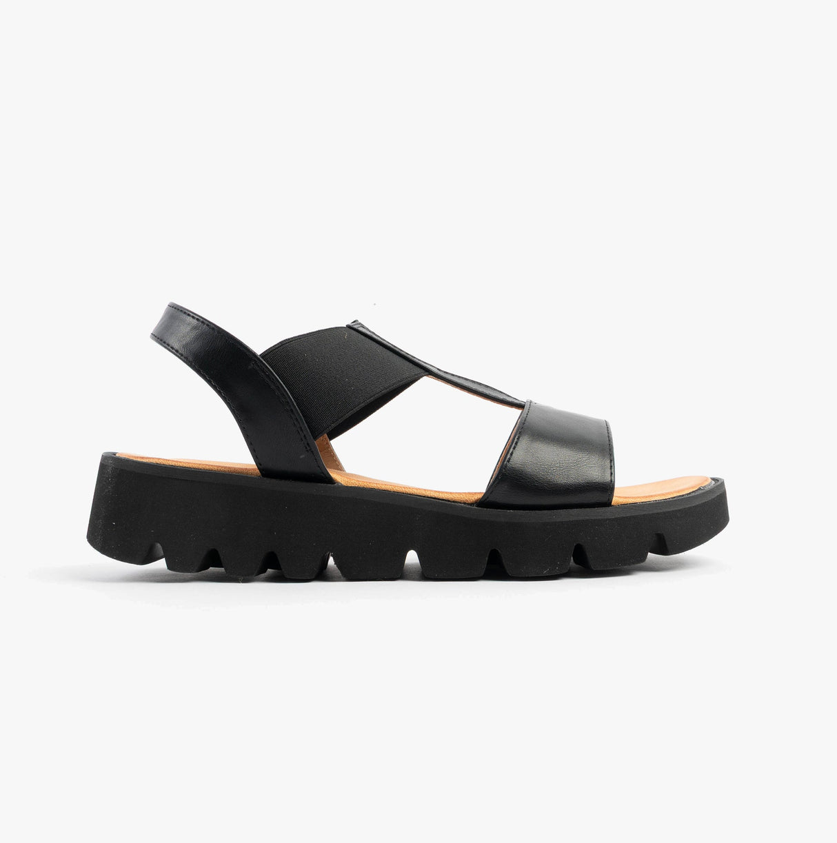 Heavenly Feet RITZ Womens Sandals Black