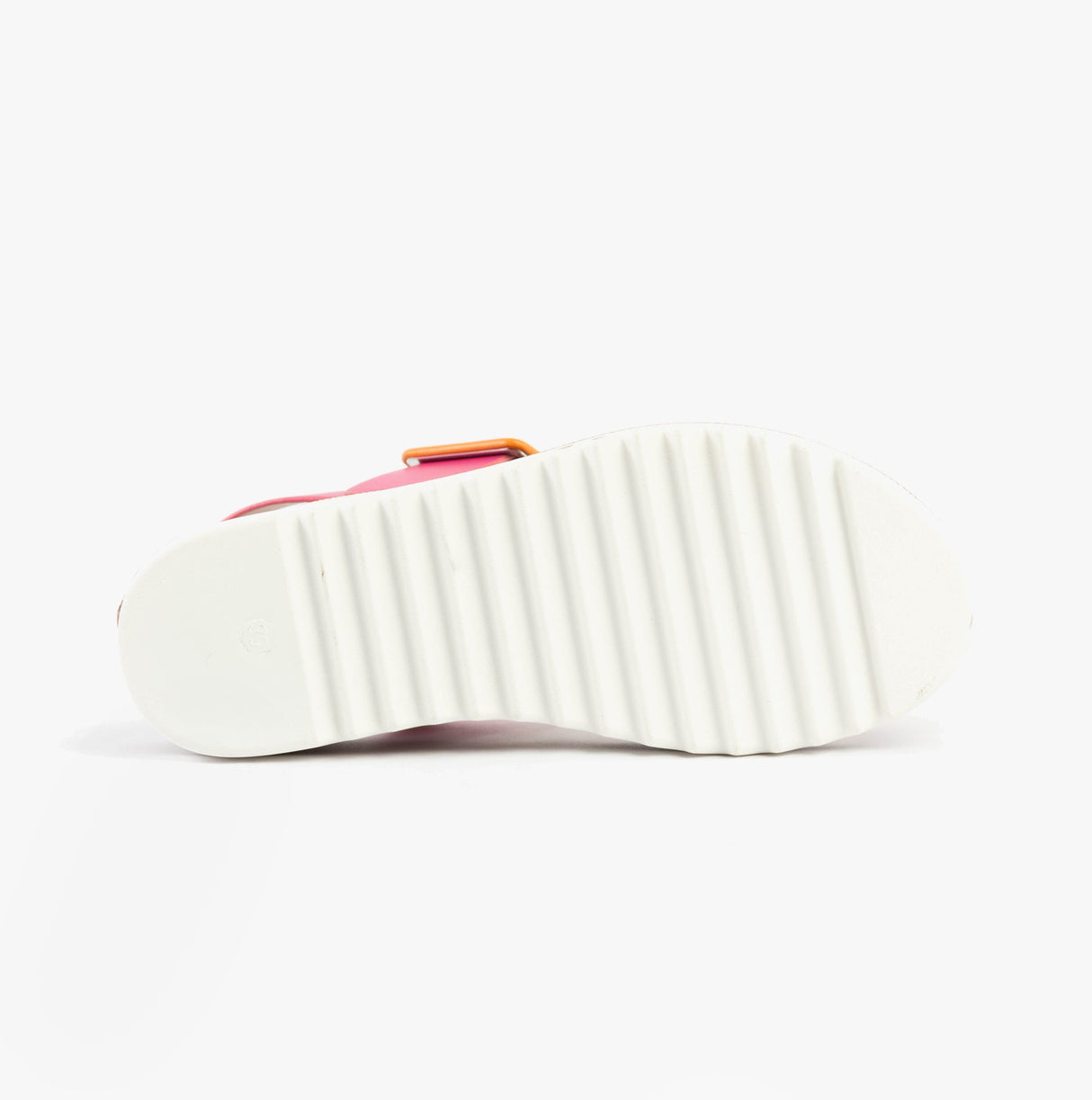 Heavenly Feet PISTACHIO Womens Sandals Fuchsia/orange