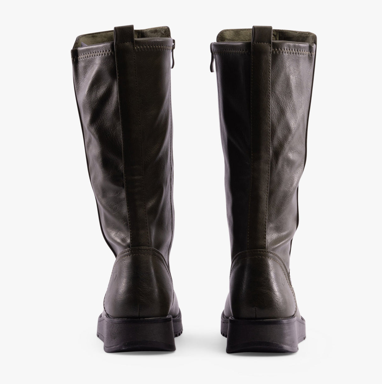 Heavenly Feet LUNA Womens Tall Boots Khaki