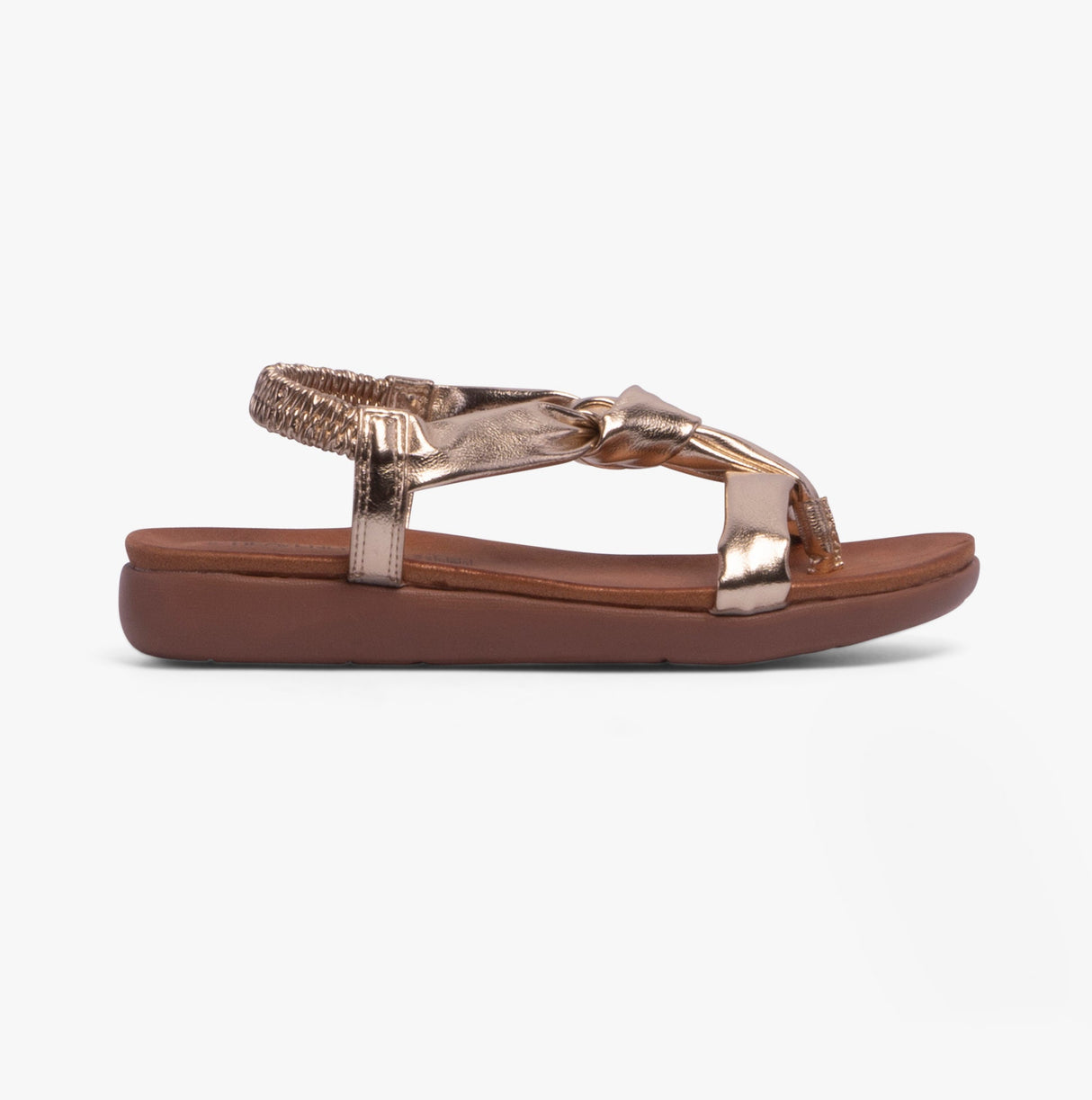 Heavenly Feet BUTTERCUP Womens Sandals Gold