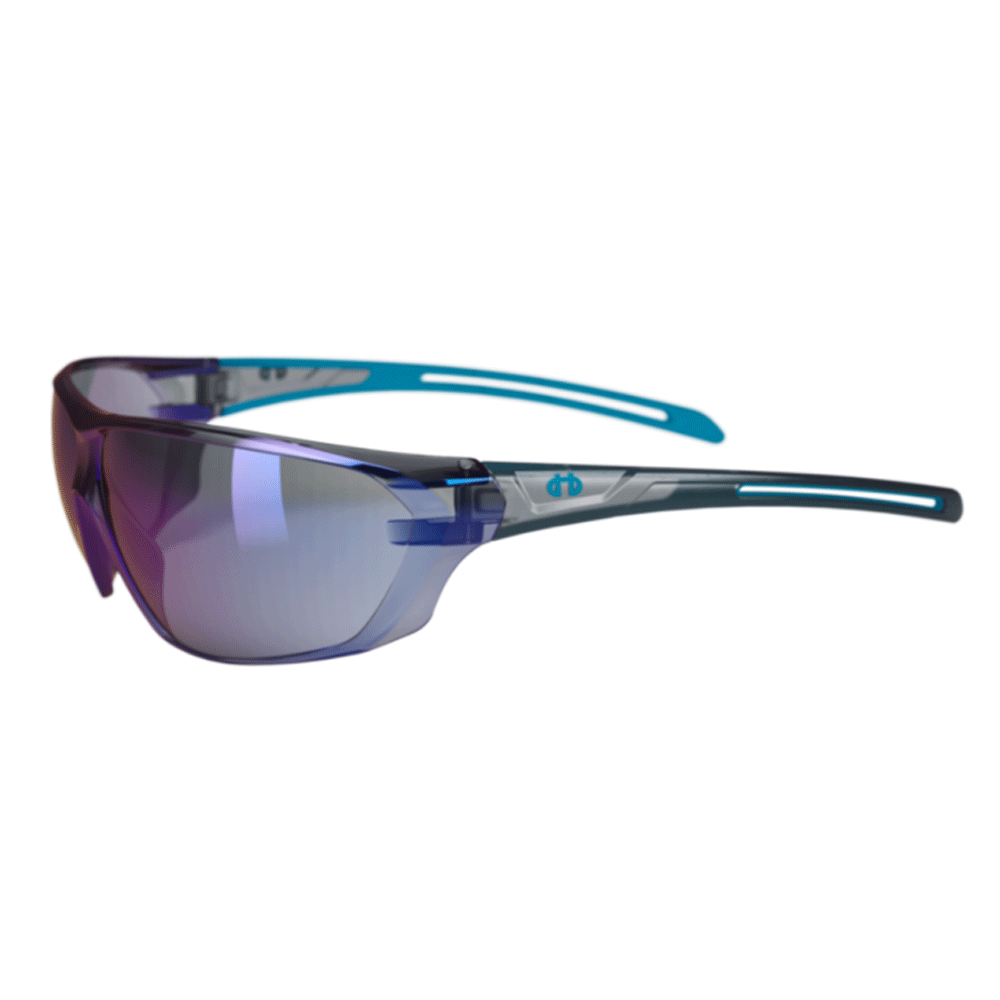 Hellberg 20232 Helium Blue Anti-Fog/Scratch Safety Glasses