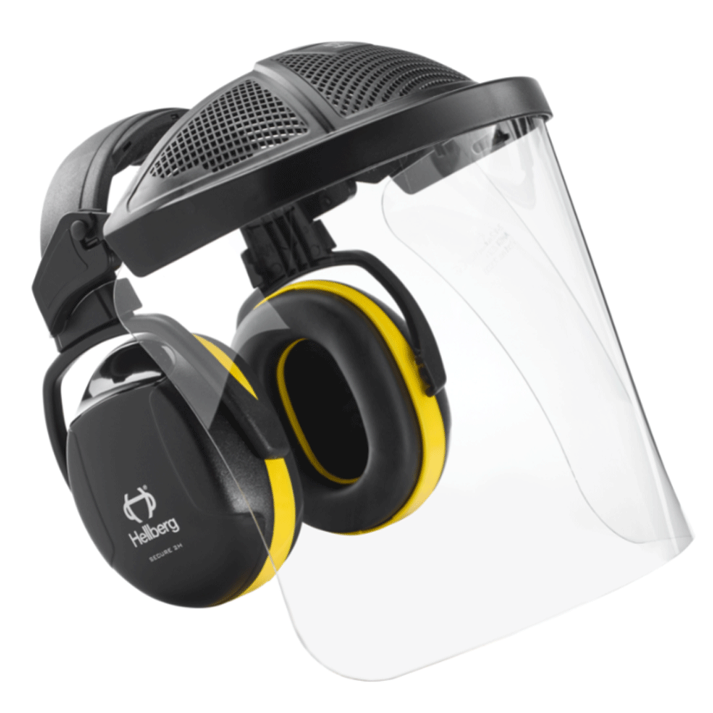 Hellberg 44102 Secure 2 Headband PC Visor, 90-110 dB