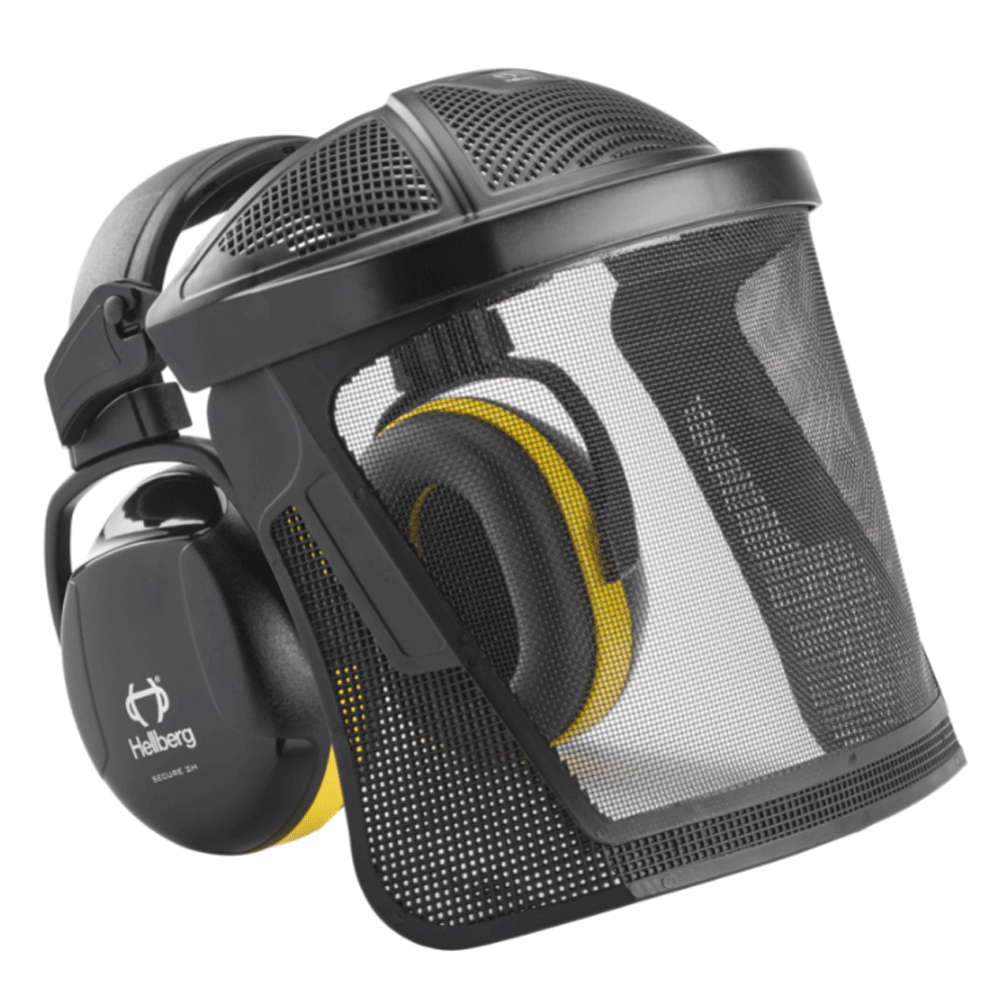 Hellberg 44202 Secure 2 Headband Nylon Mesh Guard, 90-110 dB