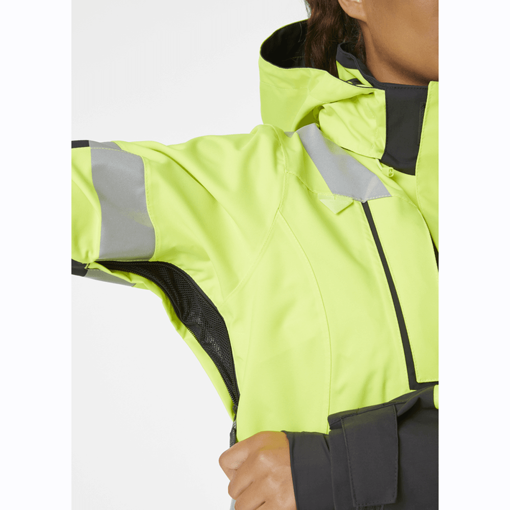 Helly Hansen 71294 Women's Luna Hi-Vis Waterproof Shell Jacket