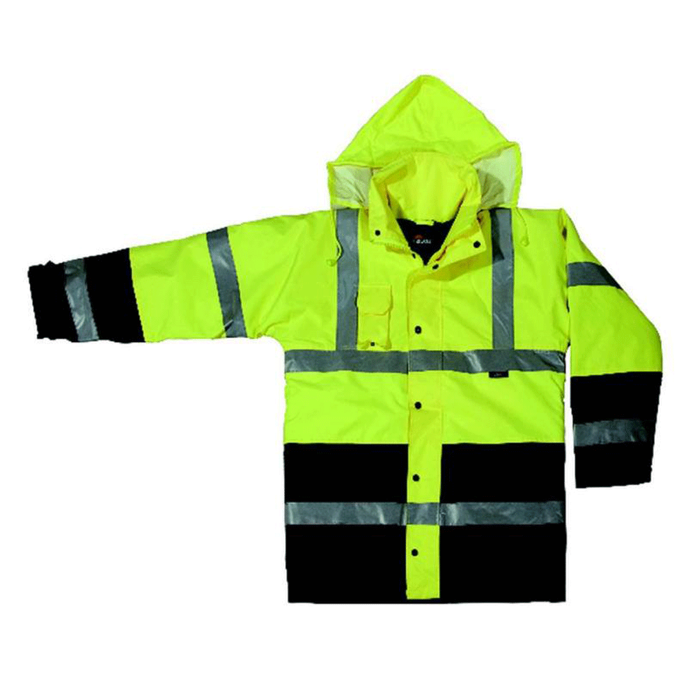 Herock Hi-Vis Contrast Parka Work Coat Jacket