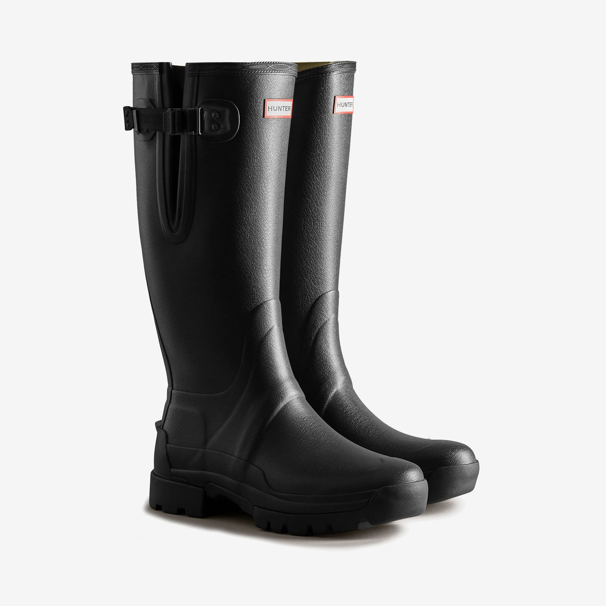 Hunter BALMORAL ADJUSTABLE 3MM Mens Wellies Black