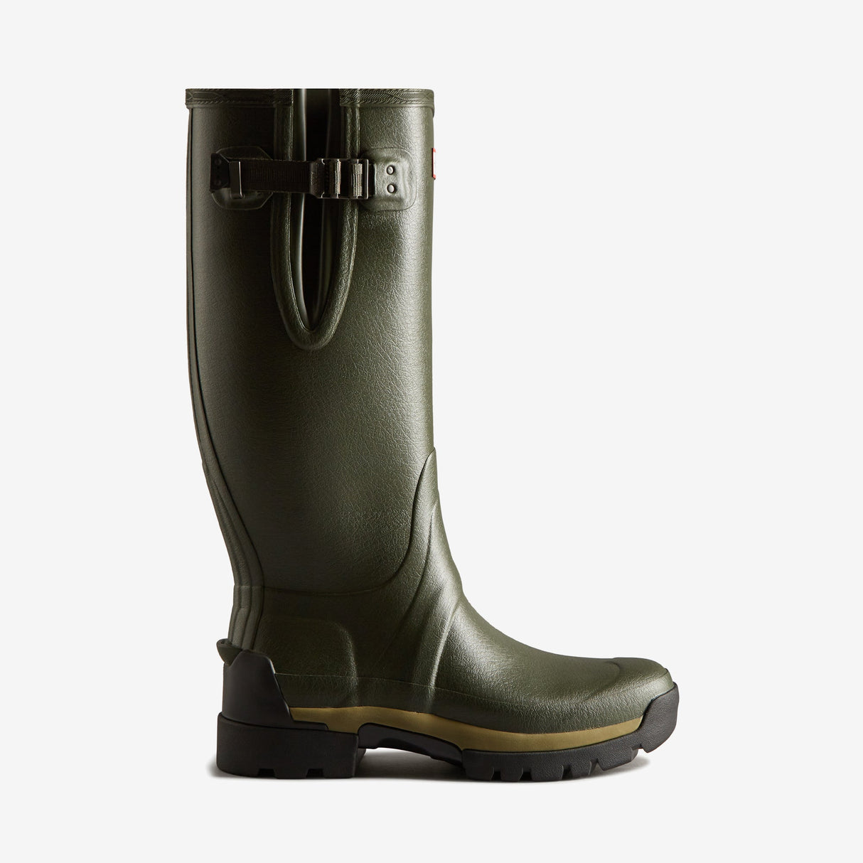 Hunter BALMORAL ADJUSTABLE 3MM Mens Wellies Dark Olive