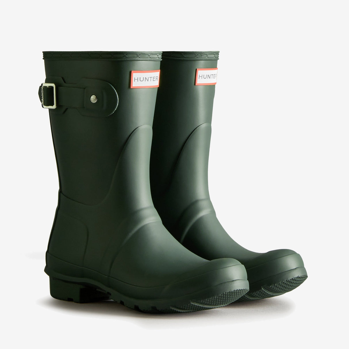 Hunter ORIGINAL SHORT Womens Wellies Hunter Green