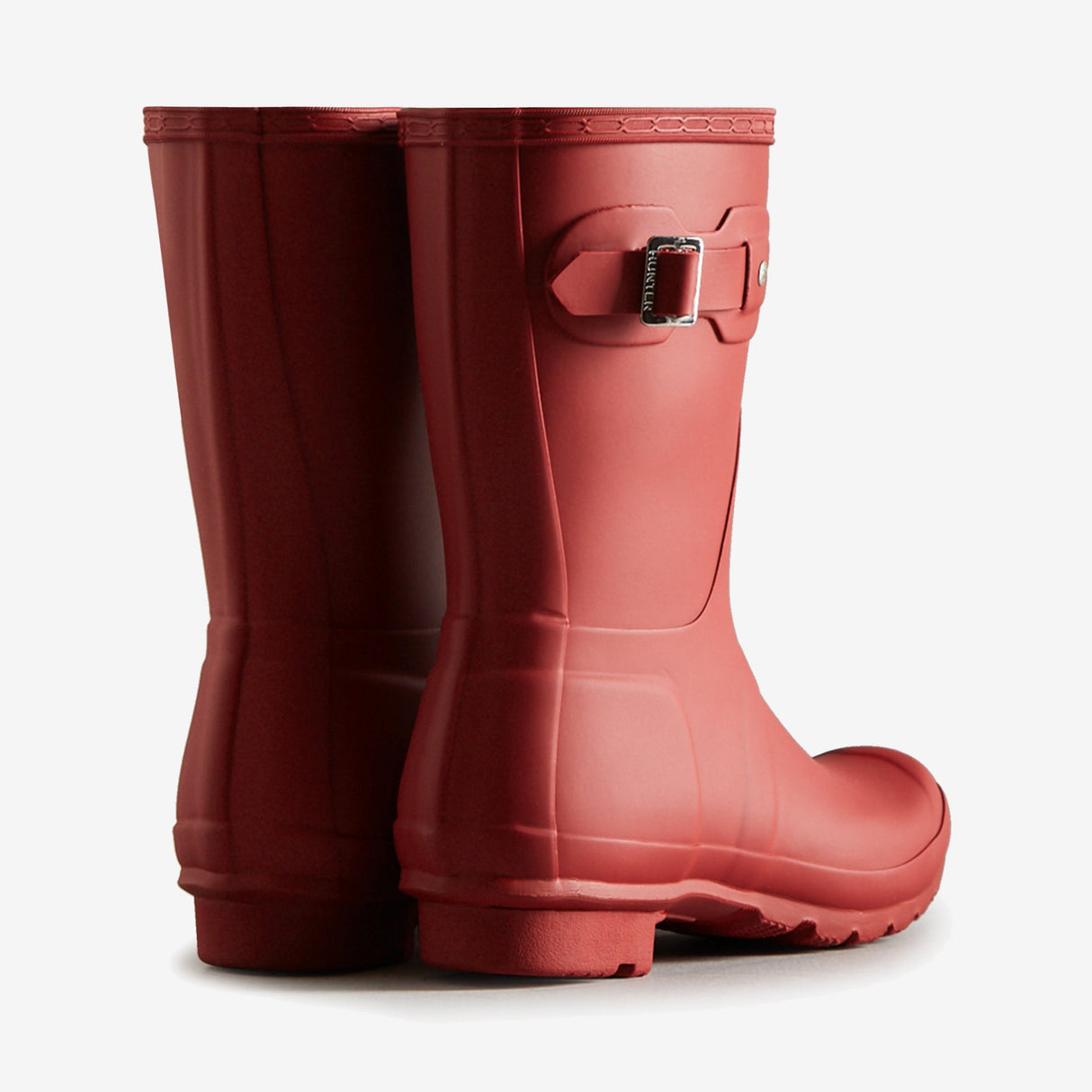 Hunter ORIGINAL SHORT Womens Wellies Military Red