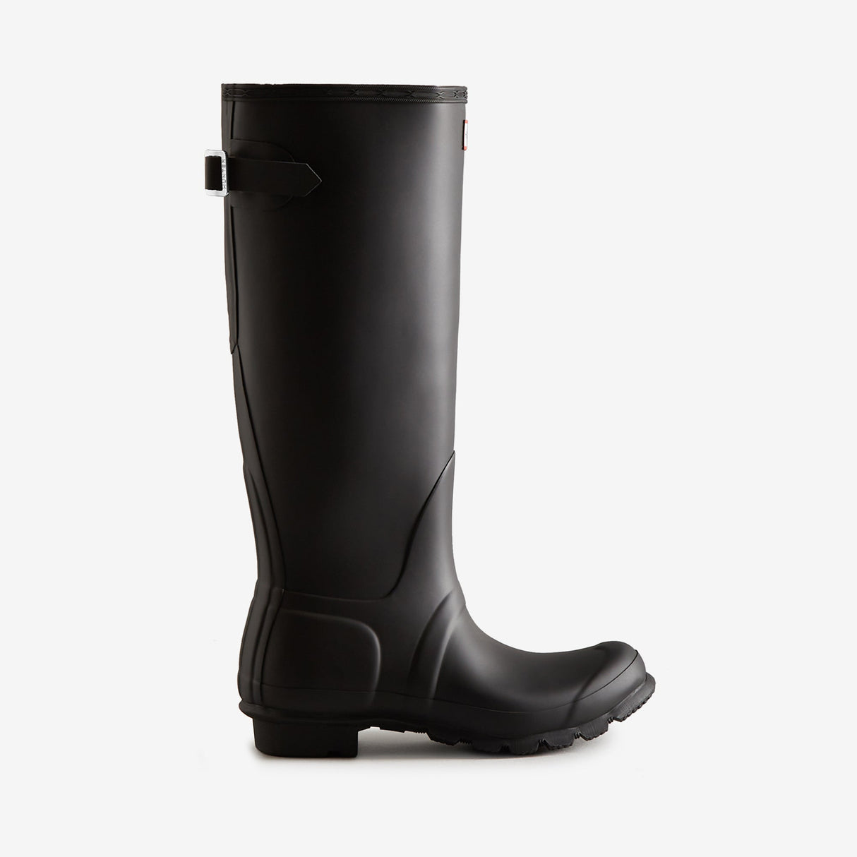 Hunter ORIGINAL TALL BACK ADJUSTABLE Womens Wellies Black