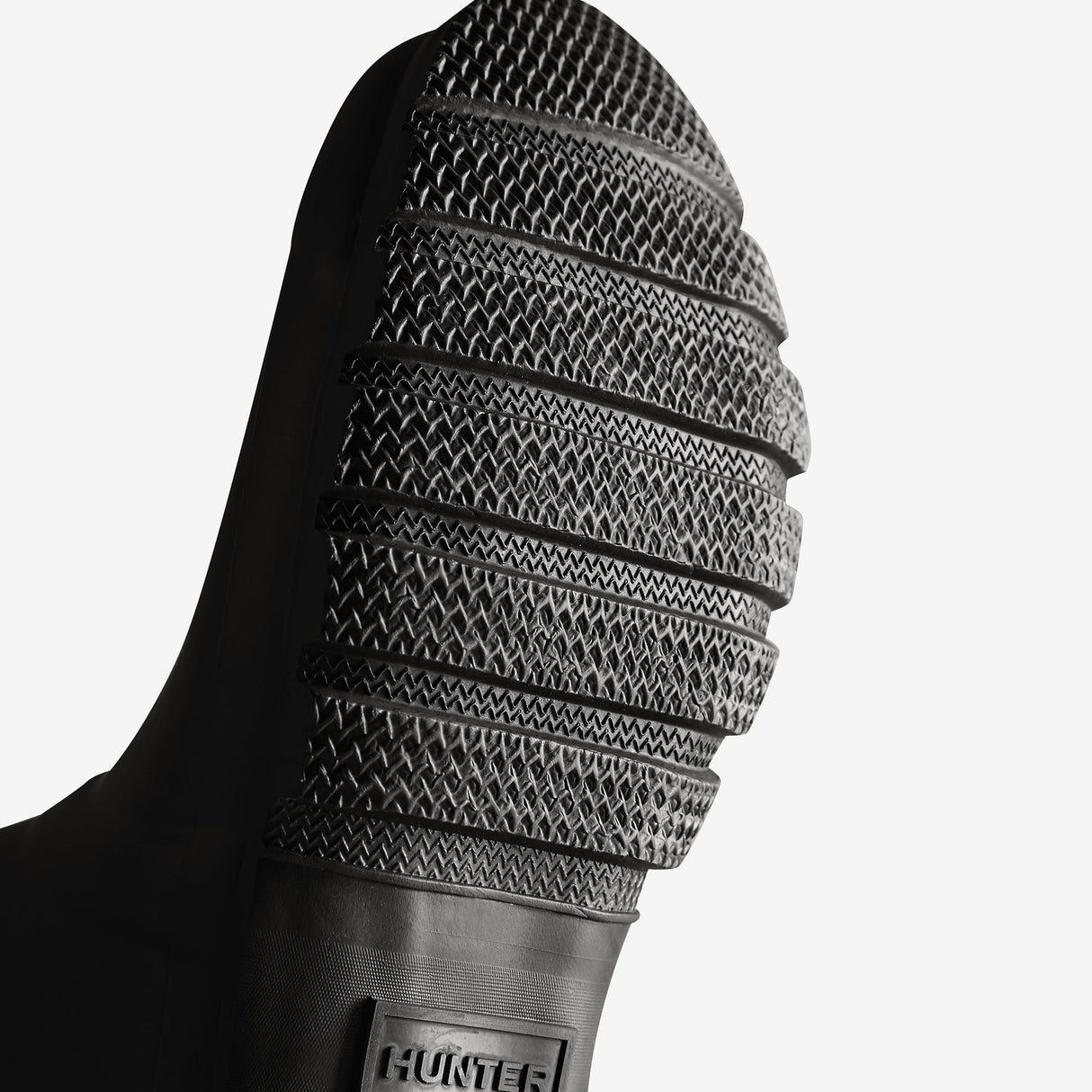 Hunter TRI-COLOUR TALL LOGO BACKSTRAP Womens Wellies Black