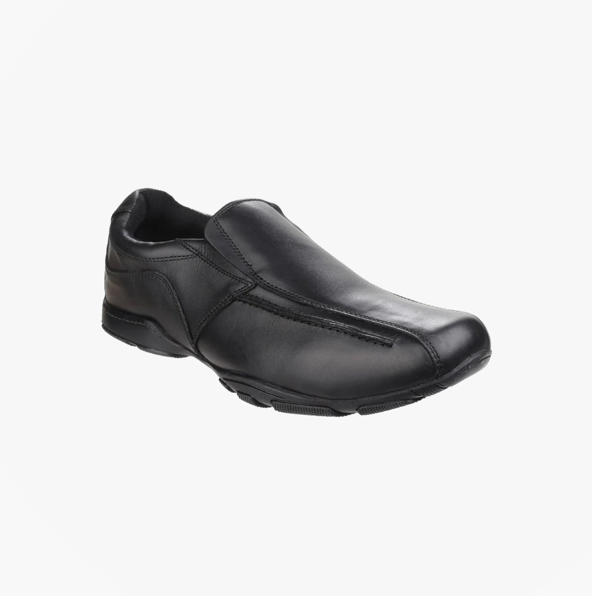 Hush Puppies BESPOKE SENIOR Boys Shoes Black