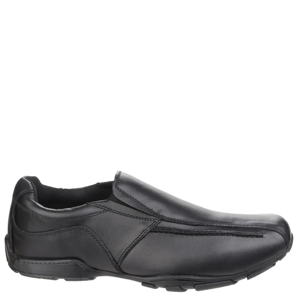 Hush Puppies BESPOKE SENIOR Boys Shoes Black