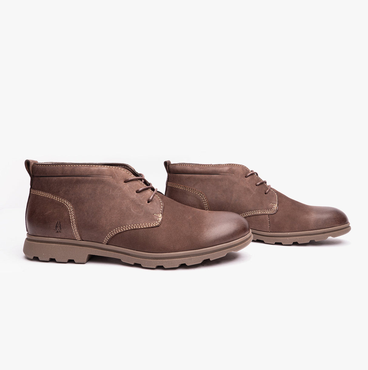 Hush Puppies TYSON Mens Boots Brown