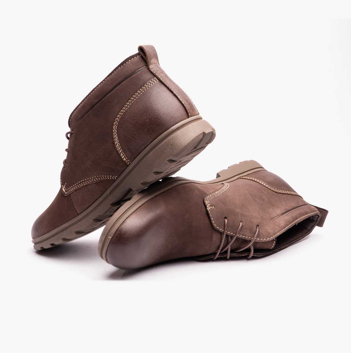 Hush Puppies TYSON Mens Boots Brown