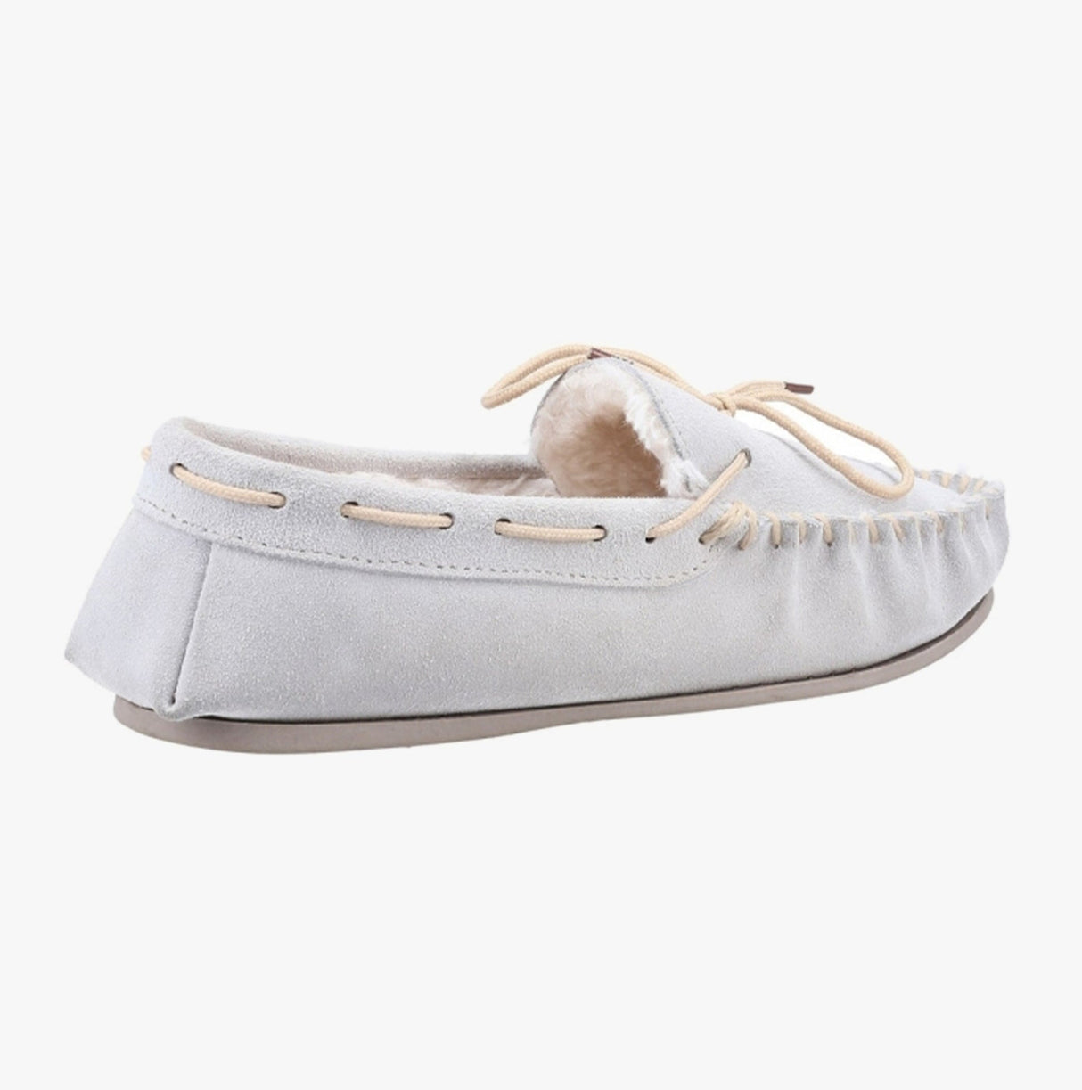 Hush Puppies ALLIE Womens Suede Slippers Grey